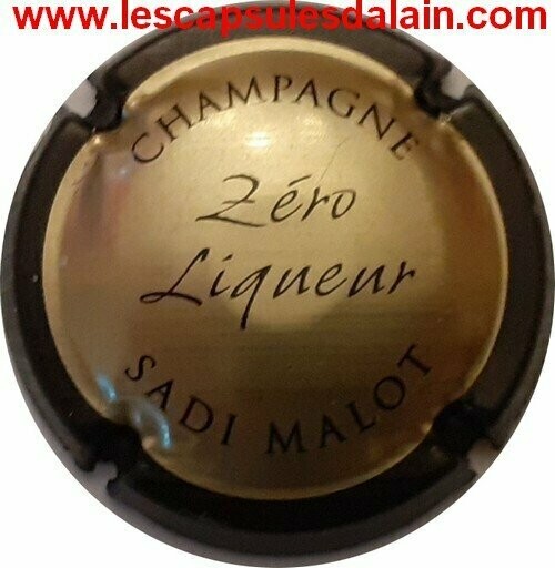 CAPSULE CHAMPAGNE SADI MALOT ZERO LIQUEUR RÉF N°53c NEWS