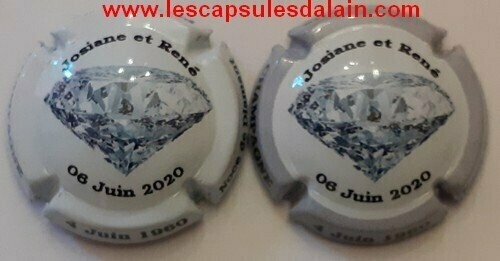 2 BELLES CAPSULES CHAMPAGNE PINEL ET FILS CUVEE DIAMANT 2020 NEWS
