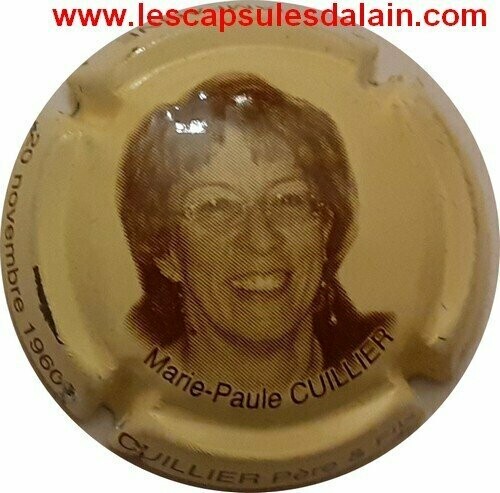 CAPSULE CHAMPAGNE CUILLIER PÈRE & FILS MARIE PAULE CUILLIER RÉF N°27