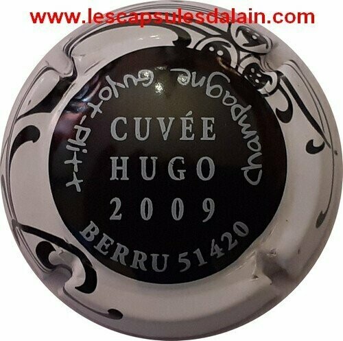 CAPSULE CHAMPAGNE GUYOT PLITT CUVÉE HUGO 2009 RÉF N°6c