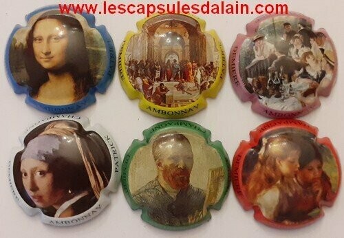 6 BELLES CAPSULES CHAMPAGNE DEMIERE PATRICK REF N°12 a 12e NEWS
