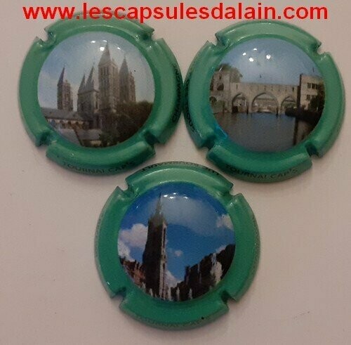 3 BELLES CAPSULES CHAMPAGNE BOURMAULT LUC REF N°14 a 14b NEWS