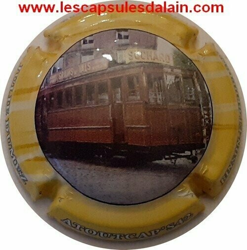 BELLE CAPSULE CHAMPAGNE DUMEZ JULIE NUMEROTE PREMIER TRAMWAY ST ETIENNE ATOUTCAP'S 42 REF N°1 NEWS