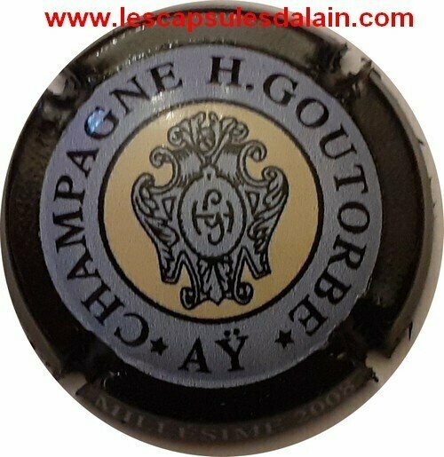 BELLE CAPSULE CHAMPAGNE H.GOUTORBE 2008 REF N°23b NEWS