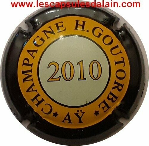 BELLE CAPSULE CHAMPAGNE H.GOUTORBE 2010 REF N°26 NEWS