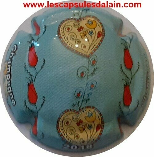 CAPSULE CHAMPAGNE GENERIQUE  SAINT VALENTIN 2018 REF N° 1000a NEWS