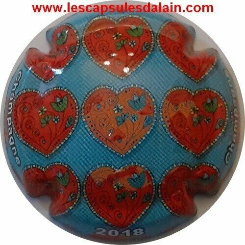 CAPSULE CHAMPAGNE GENERIQUE  SAINT VALENTIN 2018 REF N° 1000b NEWS