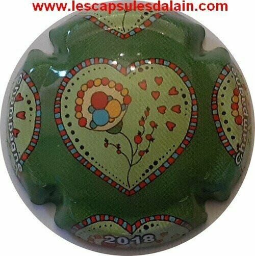 CAPSULE CHAMPAGNE GENERIQUE  SAINT VALENTIN 2018 REF N° 1000 NEWS