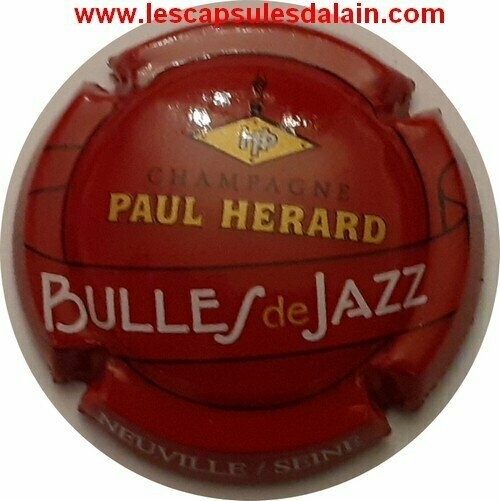 BELLE CAPSULE CHAMPAGNE HERARD PAUL BULLES DE JAZZ REF N°17 NEWS