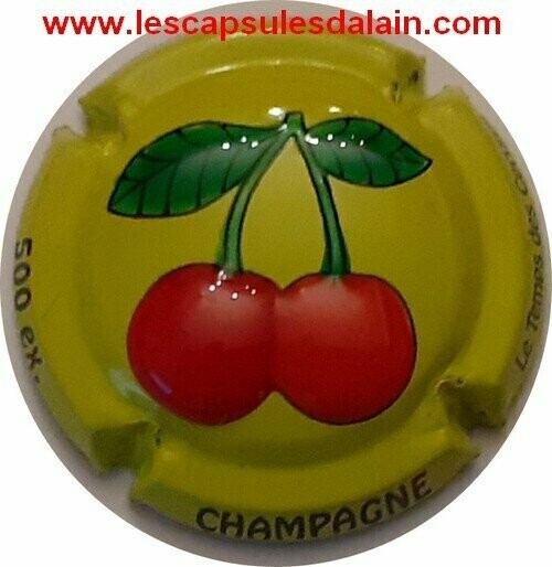 BELLE CAPSULE CHAMPAGNE GENERIQUE LE TEMPS DES CERISES EMAILLEE 500 EX NEWS