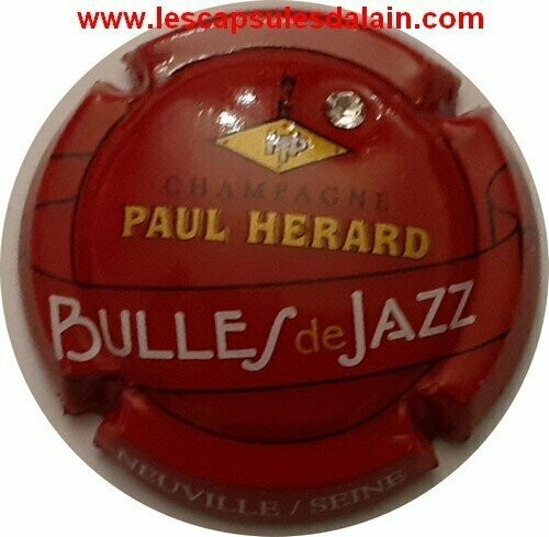 BELLE CAPSULE CHAMPAGNE HERARD PAUL BULLES DE JAZZ AVEC STRASS REF N°18 NEWS