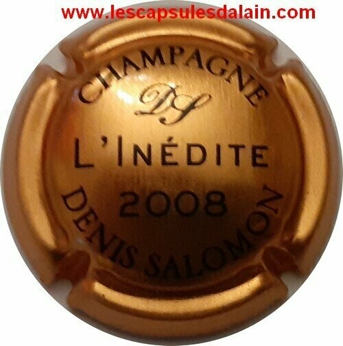 BELLE CAPSULE CHAMPAGNE SALOMON DENIS L'INEDITE 2008 REF N°22 NEWS