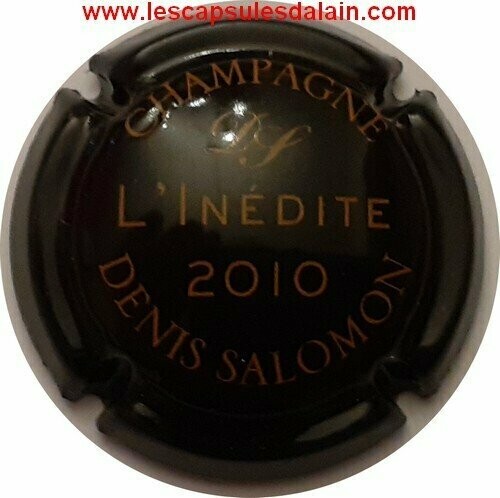 BELLE CAPSULE CHAMPAGNE SALOMON DENIS L'INEDITE 2010 REF N°22b NEWS