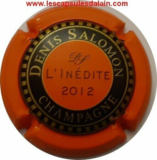 BELLE CAPSULE CHAMPAGNE SALOMON DENIS L'INEDITE 2012 REF N°22c NEWS