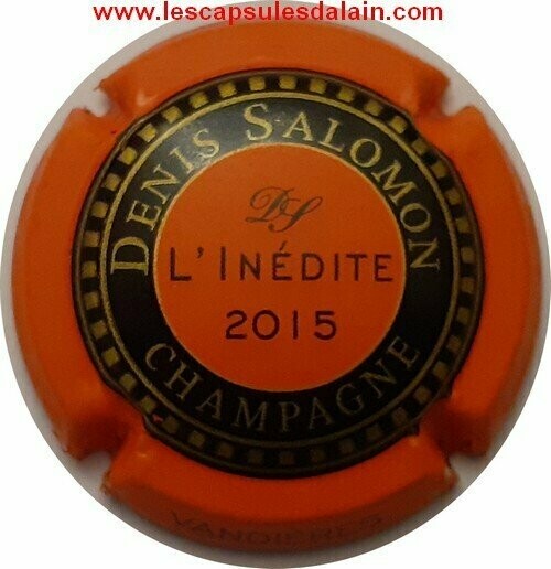 BELLE CAPSULE CHAMPAGNE SALOMON DENIS L'INEDITE 2015 REF N°22d NEWS