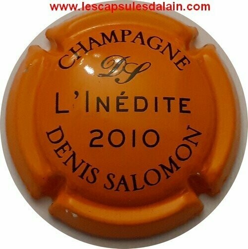 BELLE CAPSULE CHAMPAGNE SALOMON DENIS L'INEDITE 2010 REF N°22a NEWS