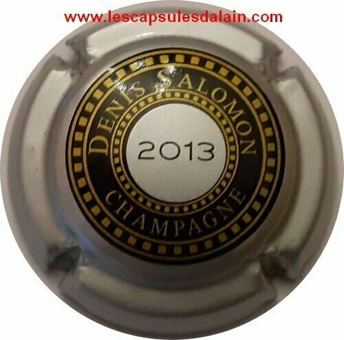 BELLE CAPSULE CHAMPAGNE SALOMON DENIS MILLESIME 2013 REF N°23d NEWS