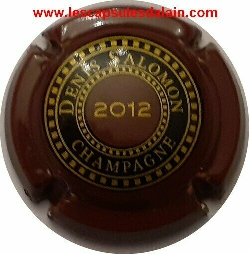 BELLE CAPSULE CHAMPAGNE SALOMON DENIS MILLESIME 2012 REF N°23f nr NEWS