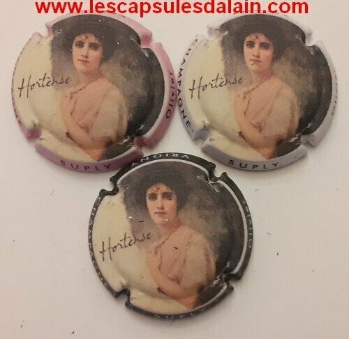 3 BELLES CAPSULES CHAMPAGNE SUPLY HENAUX "HORTENSE"MAT REF N°4 a 4b NEWS