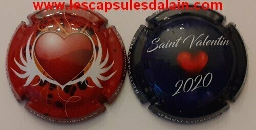 2 BELLES CAPSULES CHAMPAGNE STRAUSS GEORGETON SAINT VALENTIN 2021 NEWS