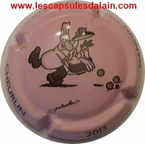 CAPSULE CHAMPAGNE  CHEURLIN DANGIN RÉF N°21a  2013 NEWS