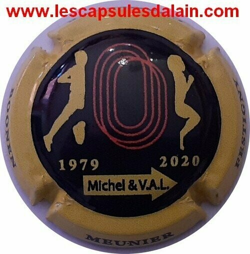 BELLE CAPSULE CHAMPAGNE BOONEN MEUNIER MICHEL & VAL REF N°34 NUMEROTE NEWS