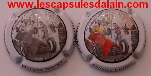 2 BELLES CAPSULES CHAMPAGNEDOURY PHILIPPE THE RACE REF N°106 a 106a NEWS