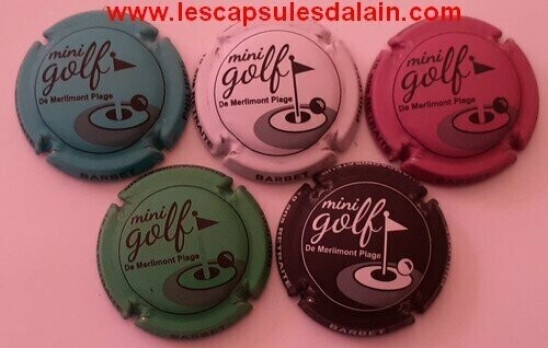 5 BELLES CAPSULES CHAMPAGNE BARBET PHILIPPE GOLF MAT NEWS