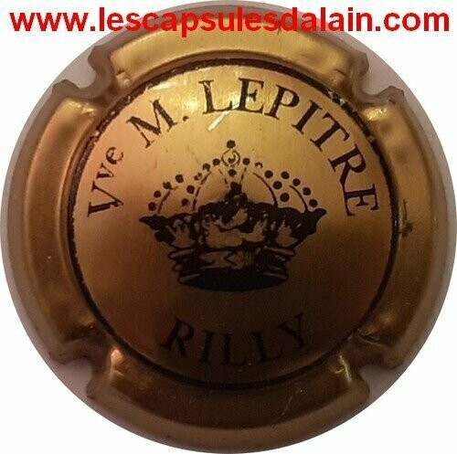 CAPSULE CHAMPAGNE VEUVE M. LEPITRE RÉF N°2