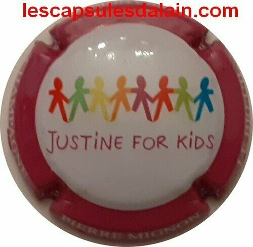 BELLE CAPSULE CHAMPAGNE PIERRE MIGNON JUSTINE FOR KIDS REF N°128a NEWS