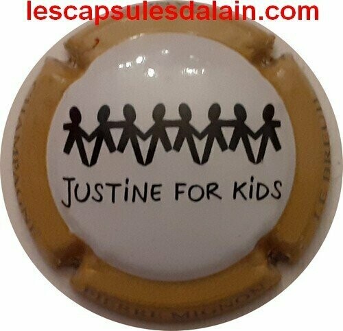 BELLE CAPSULE CHAMPAGNE PIERRE MIGNON JUSTINE FOR KIDS REF N°128 NEWS