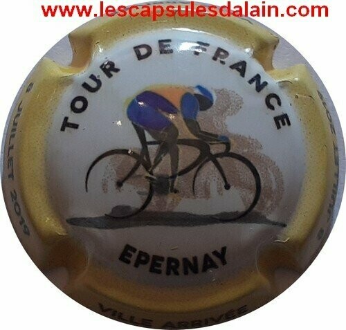 BELLE CAPSULE CHAMPAGNE EPERNAY TOUR DE FRANCE 8 JUILLET 2019  REF N°21c NEWS