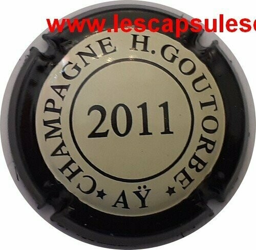 BELLE CAPSULE CHAMPAGNE H.GOUTORBE 2011 REF N°26a NEWS