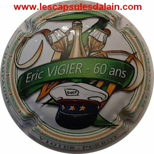 BELLE CAPSULE CHAMPAGNE VIGIER PERROT 60 ANS ERIC VIGIER NUMEROTE REF N°46 NEWS