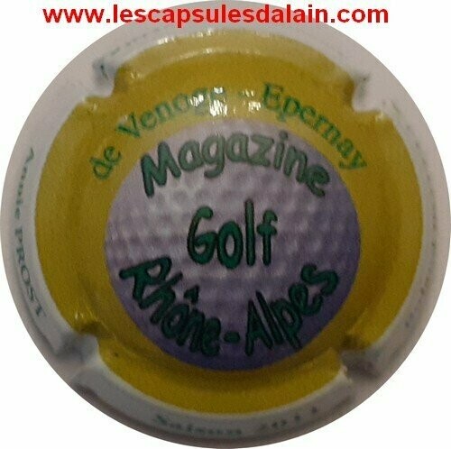 BELLE CAPSULE CHAMPAGNE DE VENOGE GOLF MAGAZINE REF N°135 NEWS