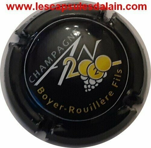 BELLE CAPSULE CHAMPAGNE BOYER ROULLIERE FILS AN 2020 REF N°1112a NEWS
