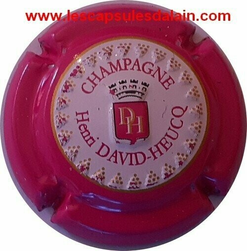 BELLE CAPSULE CHAMPAGNE DAVID HEUCQ HENRI ESTAMPES  REF N° 95a NEWS