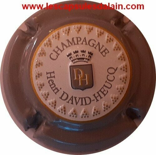 BELLE CAPSULE CHAMPAGNE DAVID HEUCQ HENRI ESTAMPES  REF N° 95 NEWS