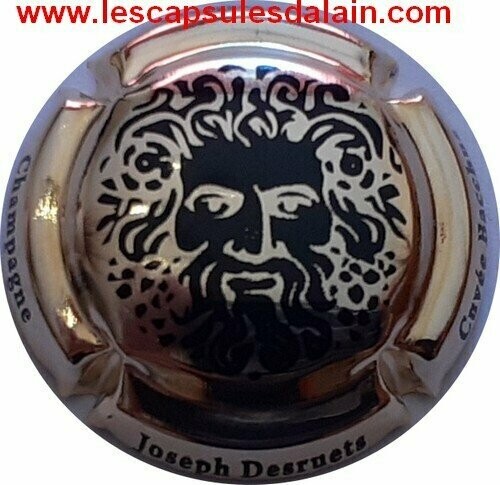 BELLE CAPSULE CHAMPAGNE JOSEPH DESRUETS CUVEE BACCHUS DORE OR FIN REF N°27 NEWS