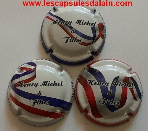 3 BELLES CAPSULES CHAMPAGNE HENRY MICHEL & FILLES NUMEROTE 500EX REF N° 25 a 25b NEWS 3 BELLES CAPSULES CHAMPAGNE HENRY MICHEL & FILLES NUMEROTE 500EX REF N° 25 a 25b NEWS