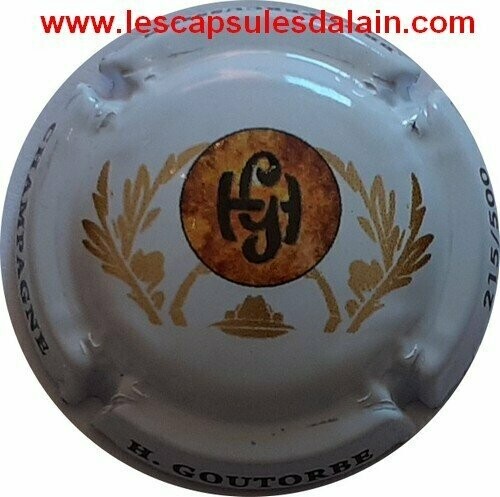 BELLE CAPSULE CHAMPAGNE H.GOUTORBE NUMEROTE 500EX BLANC NEWS