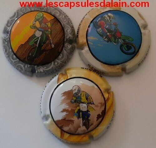 3 BELLES CAPSULES CHAMPAGNE RIVOT EUGENE MOTOS 2021 REF N°13 a 13b NEWS