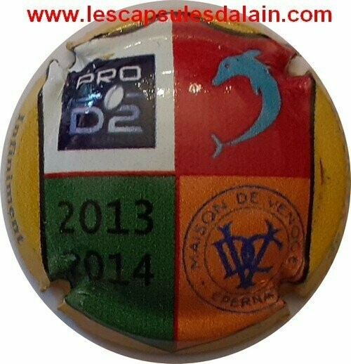BELLE CAPSULE CHAMPAGNE DE VENOGE CSBJ 2013/2014 REF N°247a NEWS