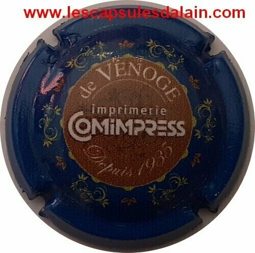 BELLE CAPSULE CHAMPAGNE DE VENOGE COMIMPRESS REF N°58 NEWS
