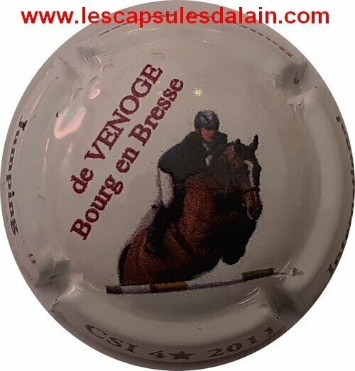 BELLE CAPSULE CHAMPAGNE DE VENOGE BOURG 2011 REF N°76 NEWS