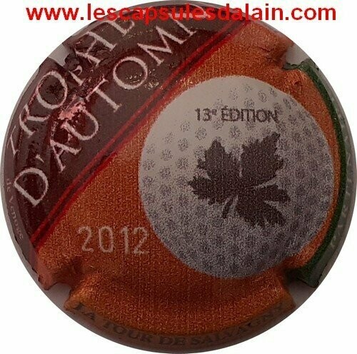 BELLE CAPSULE CHAMPAGNE DE VENOGE TROPHEE 2012 REF N°164 NEWS