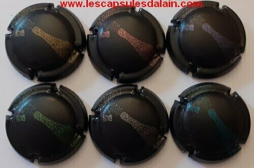 6 BELLES CAPSULES CHAMPAGNE GENERIQUE BOUTEILLE MAT 2021 NEWS