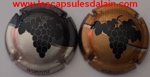 2 BELLES CAPSULES CHAMPAGNE PETIT NUMEROTE 500EX 2021 REF N° 32 et 32a NEWS