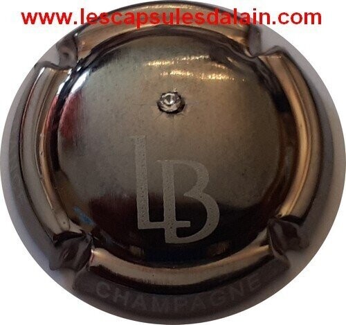 BELLE CAPSULE CHAMPAGNE LECART BOUSSELET STRASS PETITE ECRITURE REF N°3 NEWS