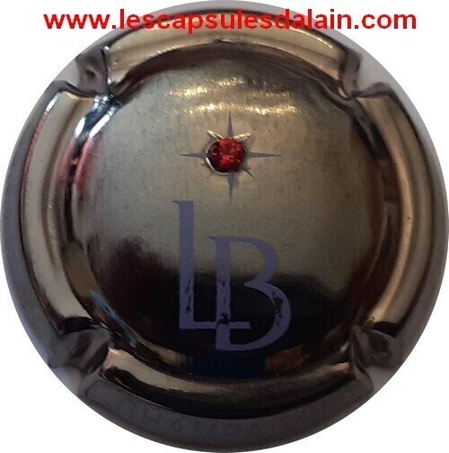 BELLE CAPSULE CHAMPAGNE LECART BOUSSELET STRASS ROUGE REF N°4 NEWS